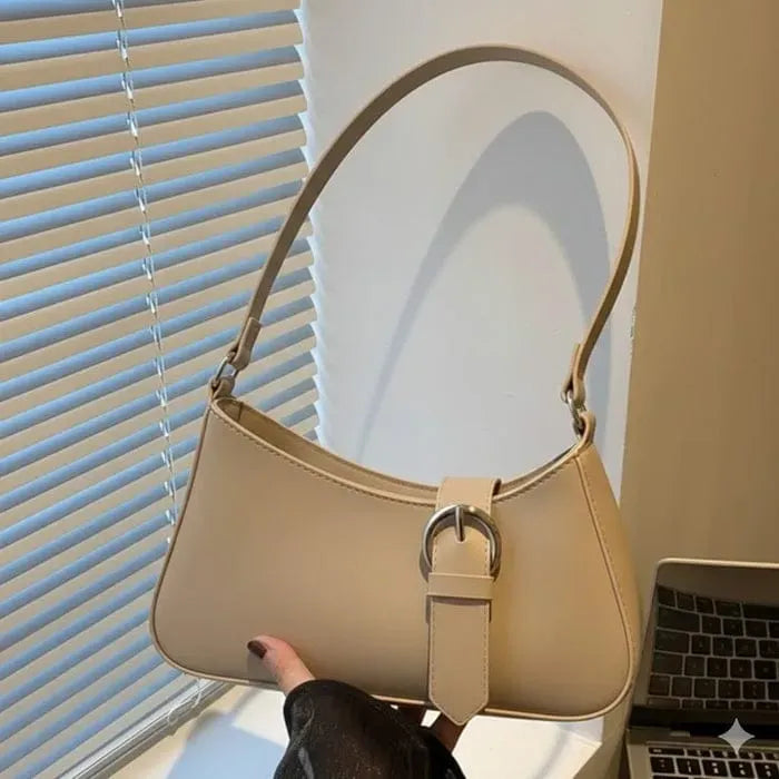 Women's Rexine Plain Shoulder Bag